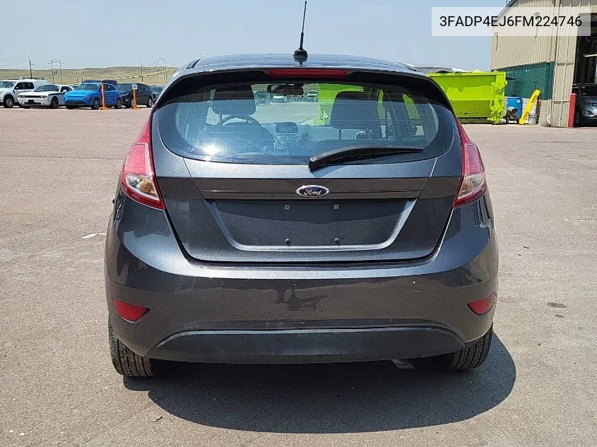 2015 Ford Fiesta Se VIN: 3FADP4EJ6FM224746 Lot: 40067240