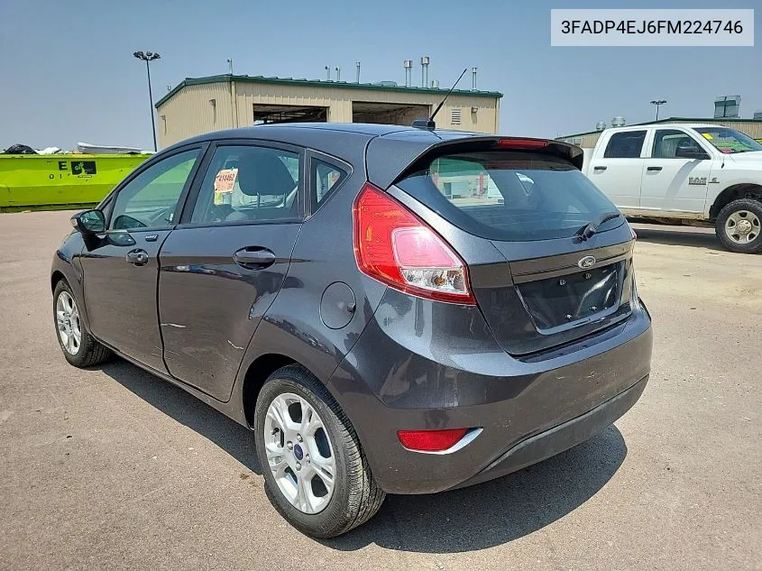 2015 Ford Fiesta Se VIN: 3FADP4EJ6FM224746 Lot: 40067240