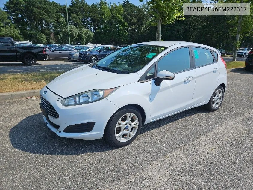 2015 Ford Fiesta Se VIN: 3FADP4EJ6FM222317 Lot: 40082520