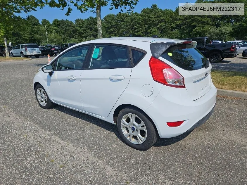 2015 Ford Fiesta Se VIN: 3FADP4EJ6FM222317 Lot: 40082520