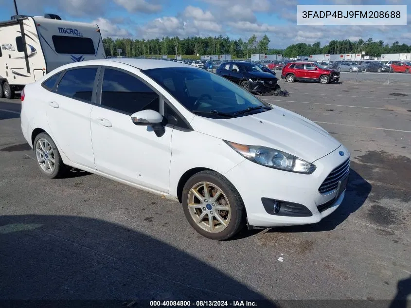 2015 Ford Fiesta Se VIN: 3FADP4BJ9FM208688 Lot: 40084800