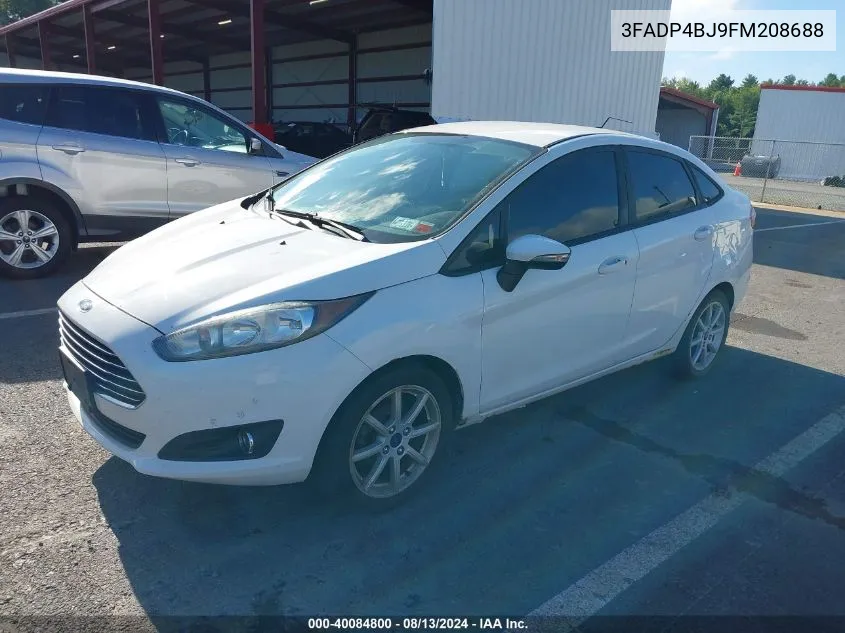 2015 Ford Fiesta Se VIN: 3FADP4BJ9FM208688 Lot: 40084800