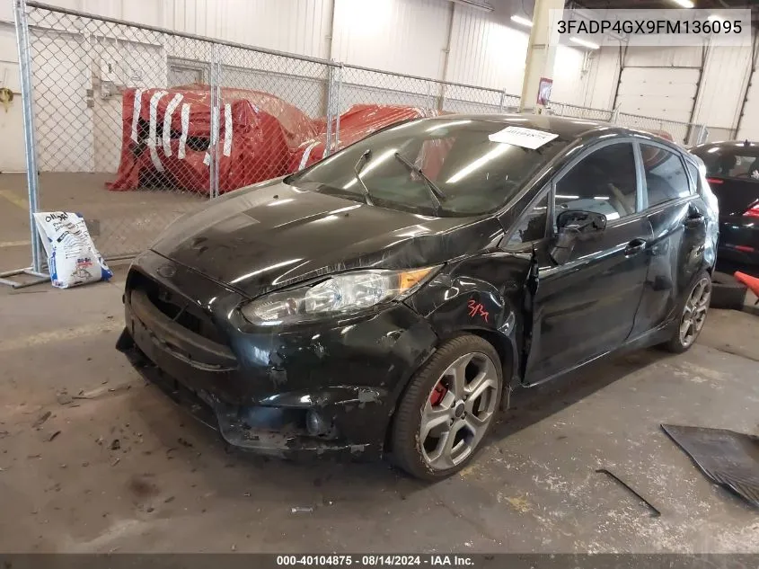 2015 Ford Fiesta St VIN: 3FADP4GX9FM136095 Lot: 40104875