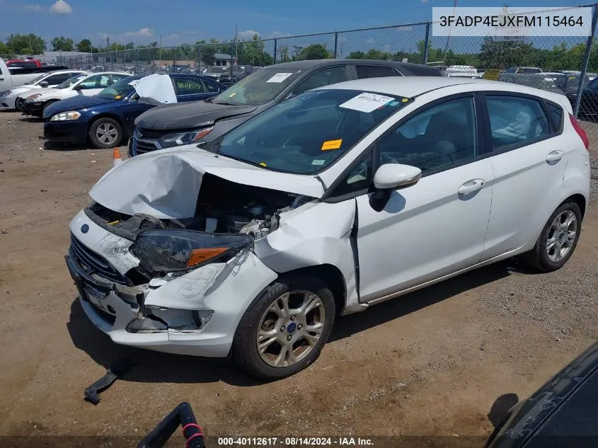 2015 Ford Fiesta Se VIN: 3FADP4EJXFM115464 Lot: 40112617