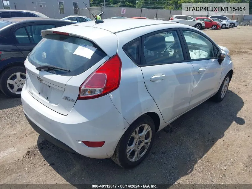 2015 Ford Fiesta Se VIN: 3FADP4EJXFM115464 Lot: 40112617