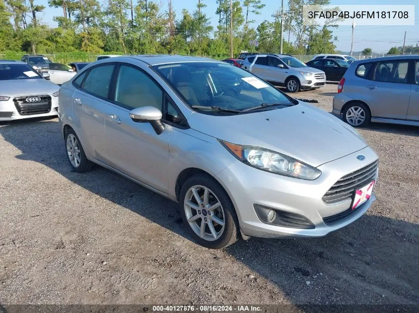 3FADP4BJ6FM181708 2015 Ford Fiesta Se