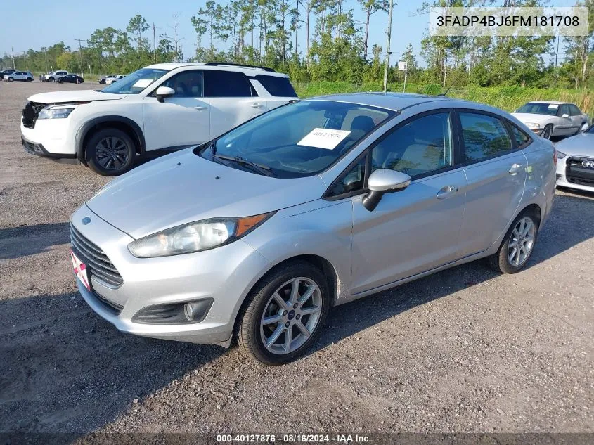 3FADP4BJ6FM181708 2015 Ford Fiesta Se