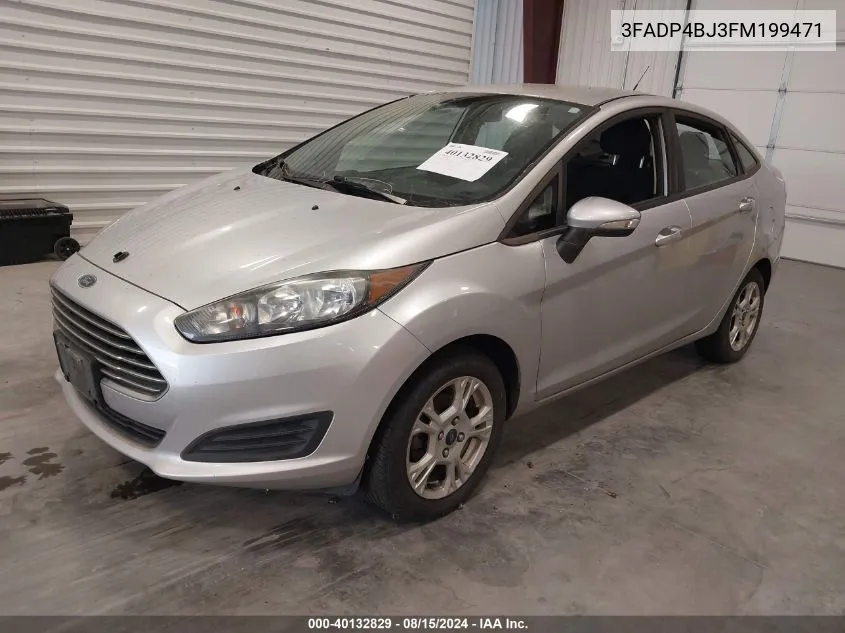 2015 Ford Fiesta Se VIN: 3FADP4BJ3FM199471 Lot: 40132829