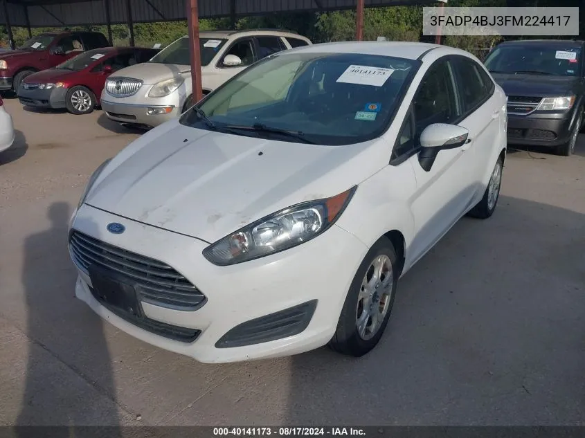 3FADP4BJ3FM224417 2015 Ford Fiesta Se