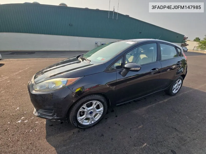 2015 Ford Fiesta Se VIN: 3FADP4EJ0FM147985 Lot: 40142106