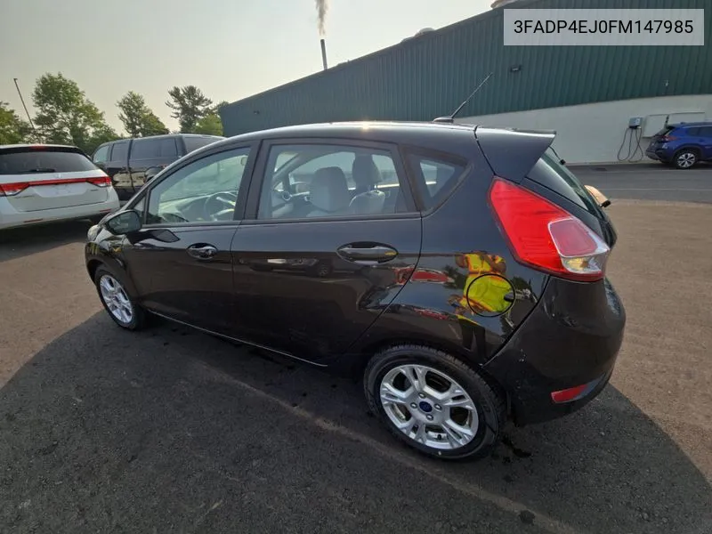 2015 Ford Fiesta Se VIN: 3FADP4EJ0FM147985 Lot: 40142106