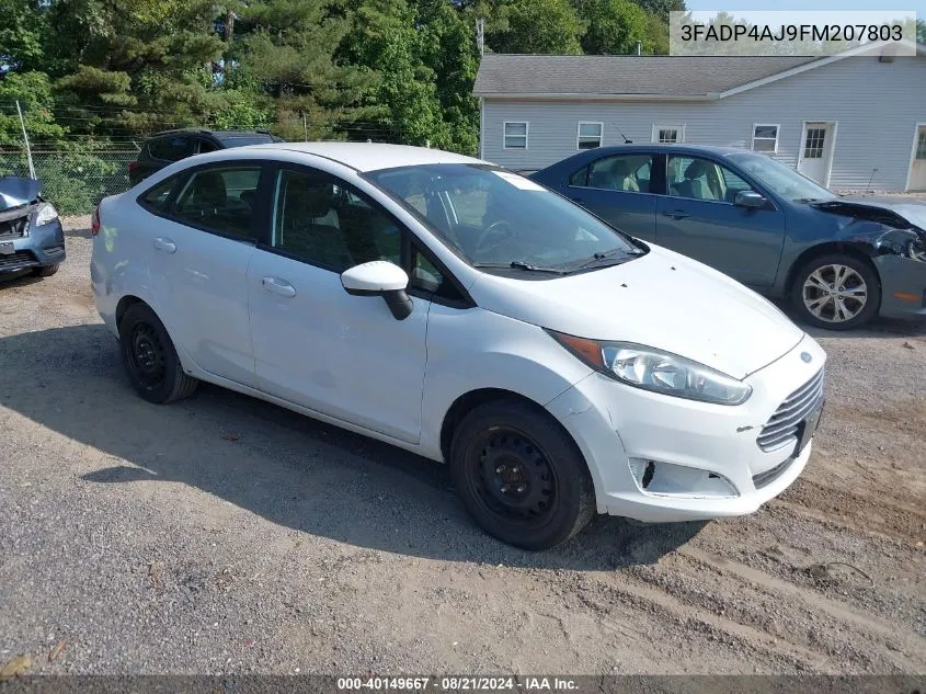 2015 Ford Fiesta S VIN: 3FADP4AJ9FM207803 Lot: 40149667