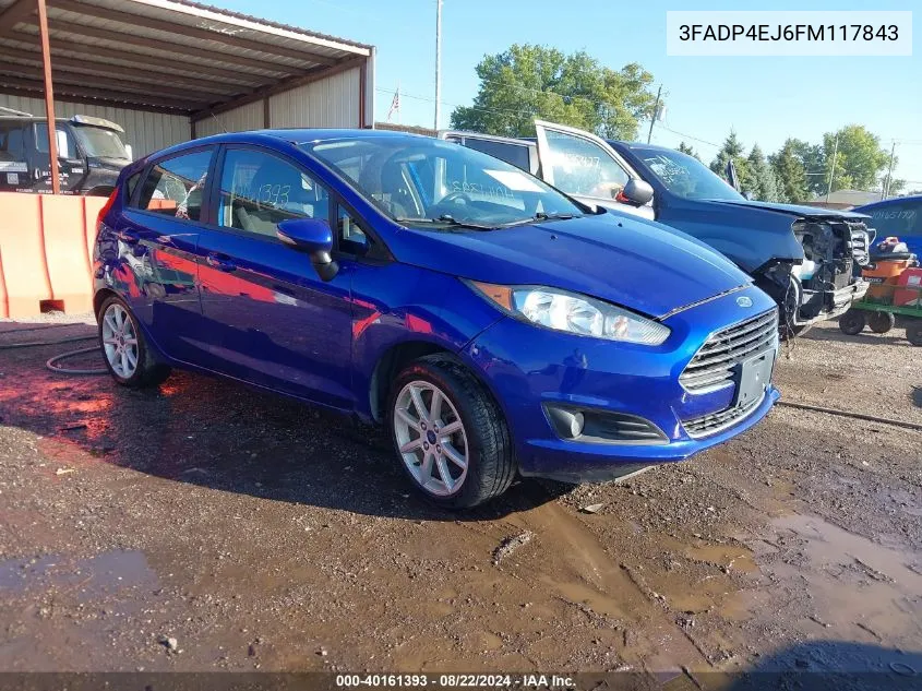 2015 Ford Fiesta Se VIN: 3FADP4EJ6FM117843 Lot: 40161393