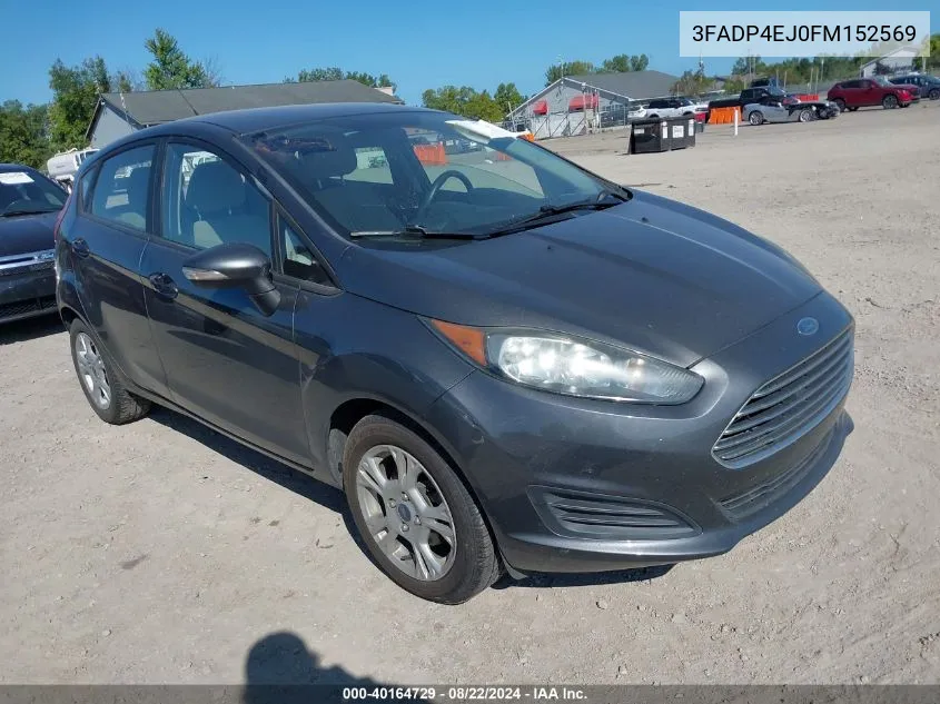 2015 Ford Fiesta Se VIN: 3FADP4EJ0FM152569 Lot: 40164729