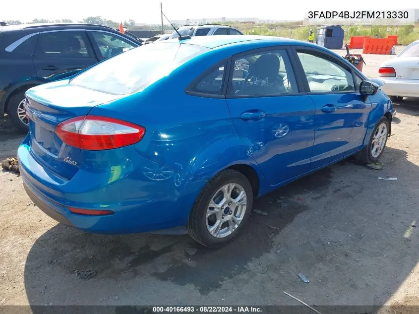 2015 Ford Fiesta Se VIN: 3FADP4BJ2FM213330 Lot: 40166493