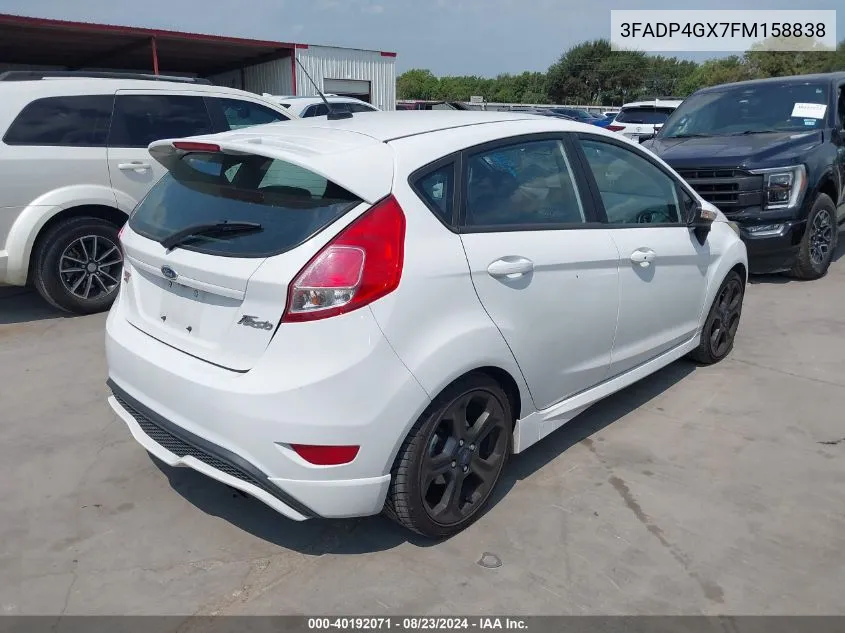 3FADP4GX7FM158838 2015 Ford Fiesta St