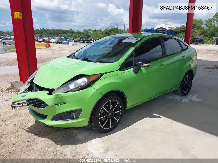 2015 Ford Fiesta Se VIN: 3FADP4BJ8FM163467 Lot: 40232270