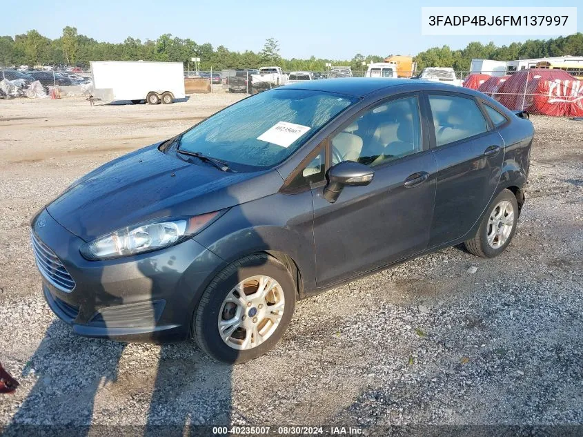 3FADP4BJ6FM137997 2015 Ford Fiesta Se