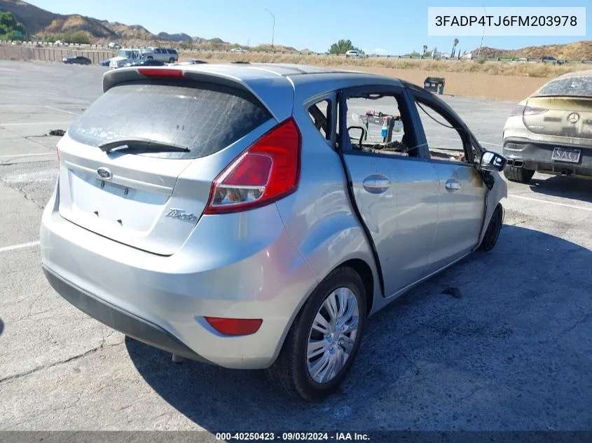 3FADP4TJ6FM203978 2015 Ford Fiesta S