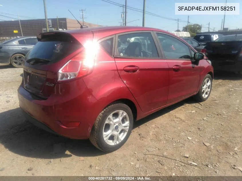 3FADP4EJXFM158251 2015 Ford Fiesta Se