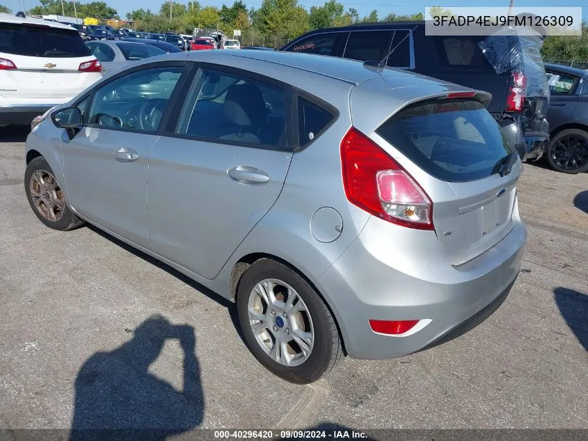 2015 Ford Fiesta Se VIN: 3FADP4EJ9FM126309 Lot: 40296420