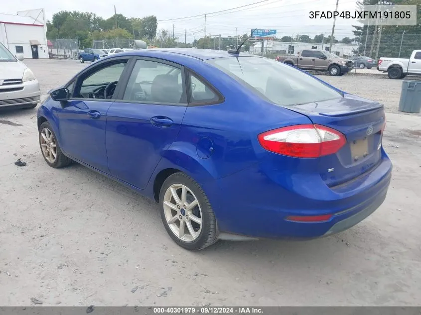 3FADP4BJXFM191805 2015 Ford Fiesta Se