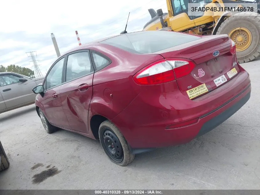 3FADP4BJ1FM148678 2015 Ford Fiesta Se