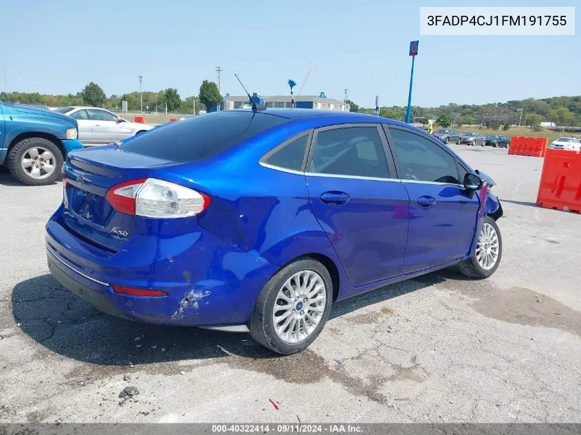 3FADP4CJ1FM191755 2015 Ford Fiesta Titanium