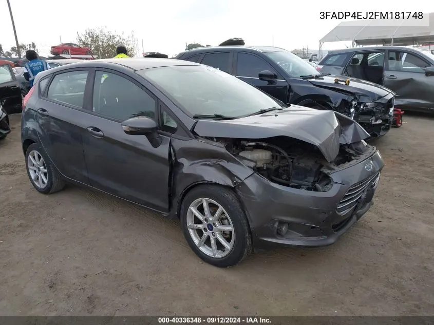 3FADP4EJ2FM181748 2015 Ford Fiesta Se