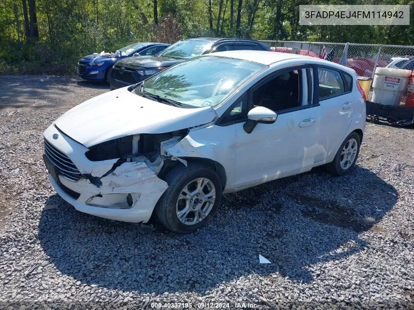 3FADP4EJ4FM114942 2015 Ford Fiesta Se