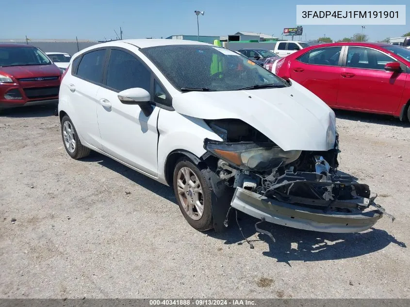 2015 Ford Fiesta Se VIN: 3FADP4EJ1FM191901 Lot: 40341888