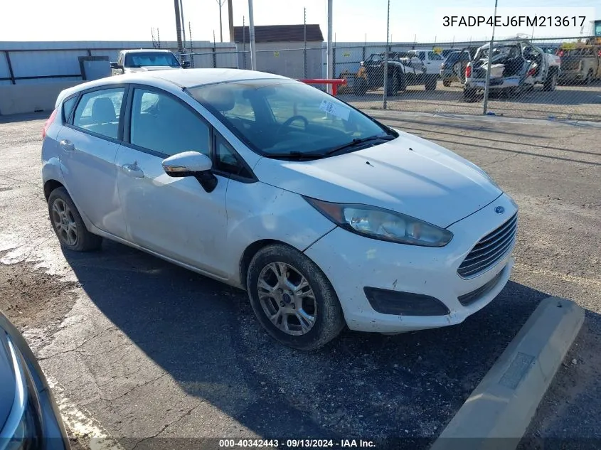 3FADP4EJ6FM213617 2015 Ford Fiesta Se