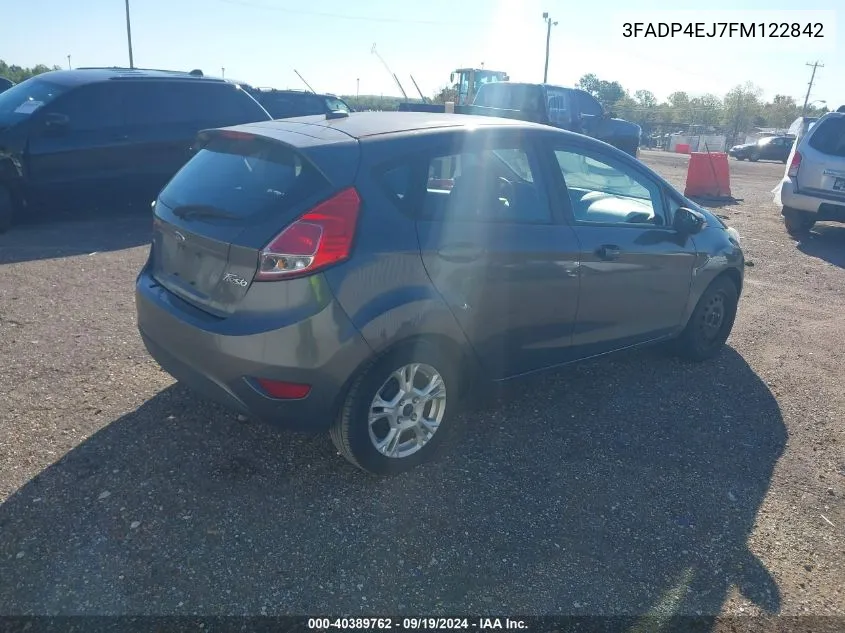 3FADP4EJ7FM122842 2015 Ford Fiesta Se