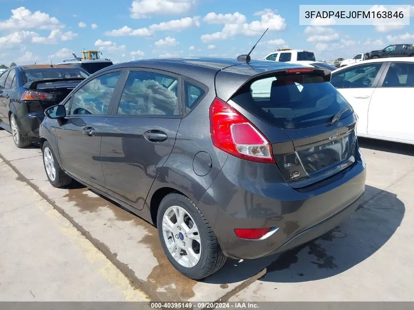 3FADP4EJ0FM163846 2015 Ford Fiesta Se