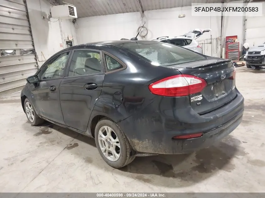 3FADP4BJXFM200583 2015 Ford Fiesta Se