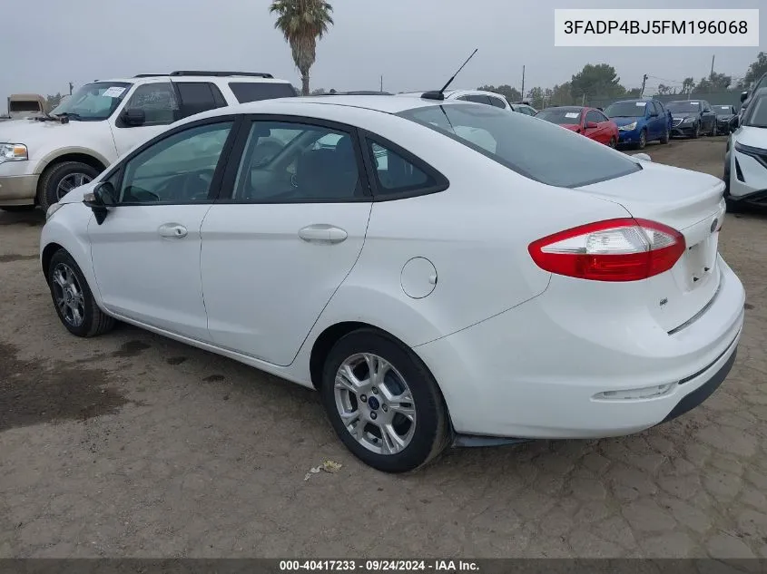 3FADP4BJ5FM196068 2015 Ford Fiesta Se