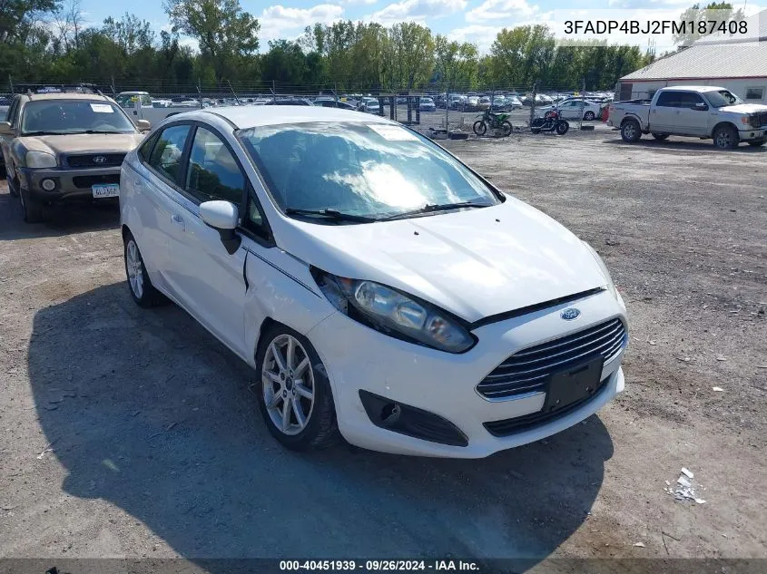 3FADP4BJ2FM187408 2015 Ford Fiesta Se