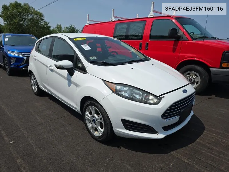 2015 Ford Fiesta Se VIN: 3FADP4EJ3FM160116 Lot: 40454976