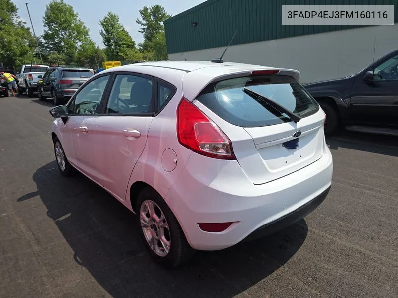 2015 Ford Fiesta Se VIN: 3FADP4EJ3FM160116 Lot: 40454976