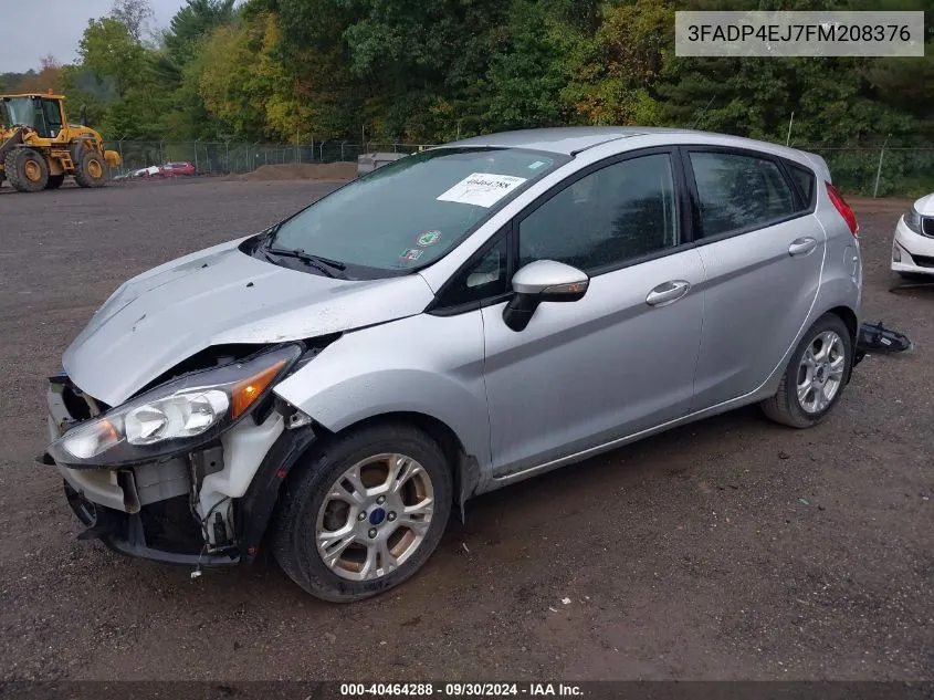 2015 Ford Fiesta Se VIN: 3FADP4EJ7FM208376 Lot: 40464288