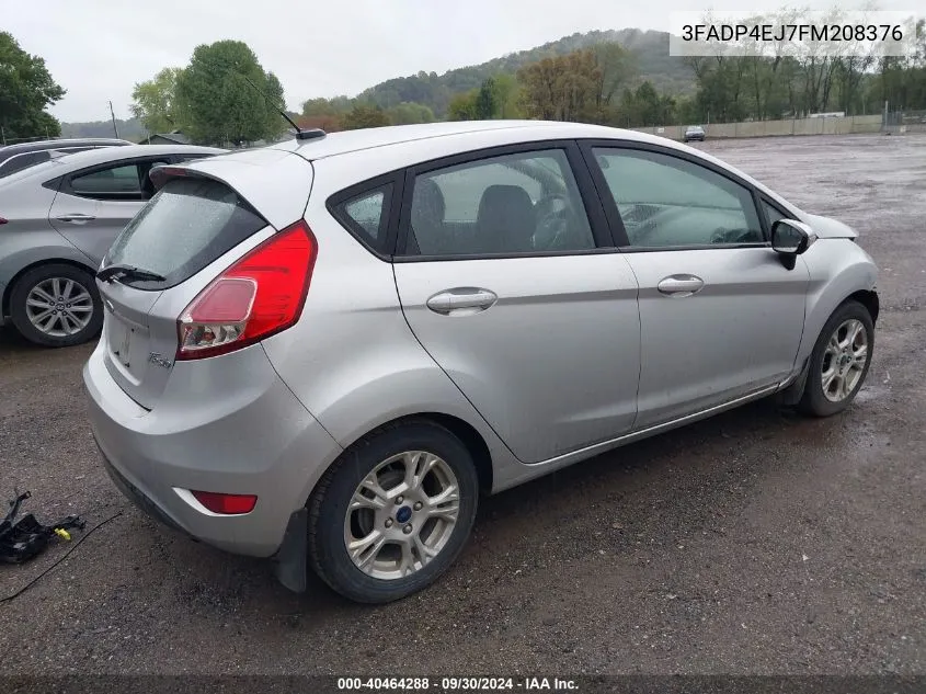 2015 Ford Fiesta Se VIN: 3FADP4EJ7FM208376 Lot: 40464288