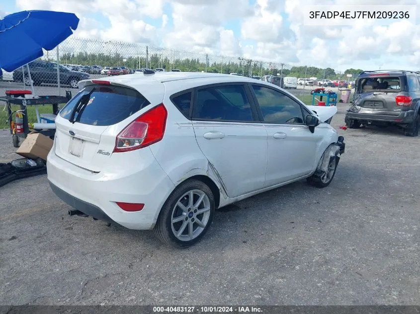 3FADP4EJ7FM209236 2015 Ford Fiesta Se