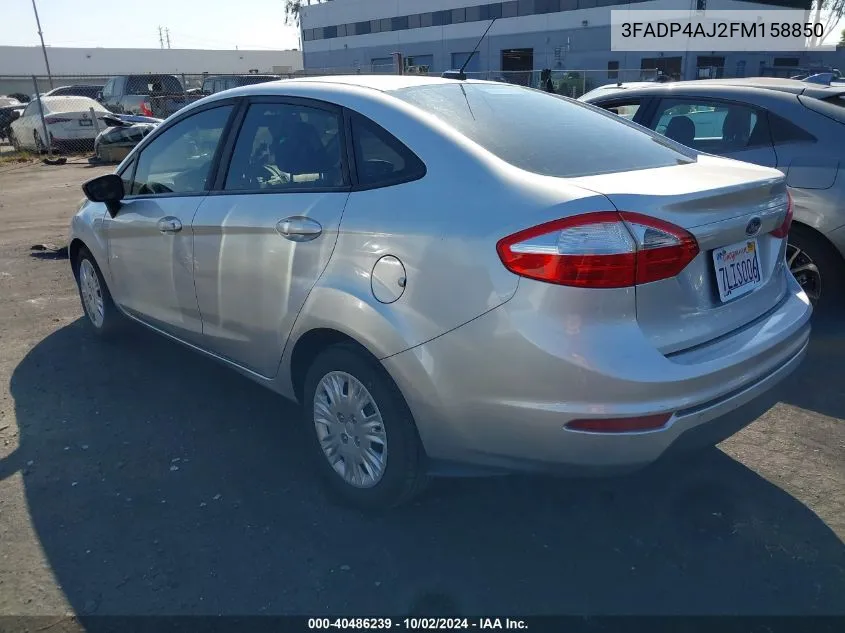 3FADP4AJ2FM158850 2015 Ford Fiesta S