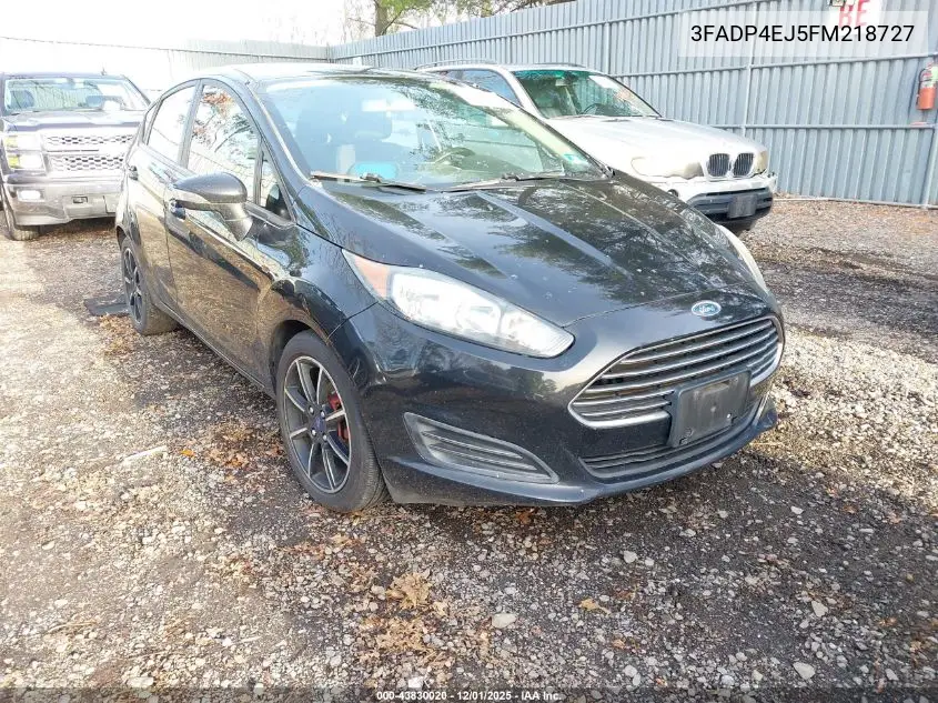 3FADP4EJ5FM218727 2015 Ford Fiesta Se