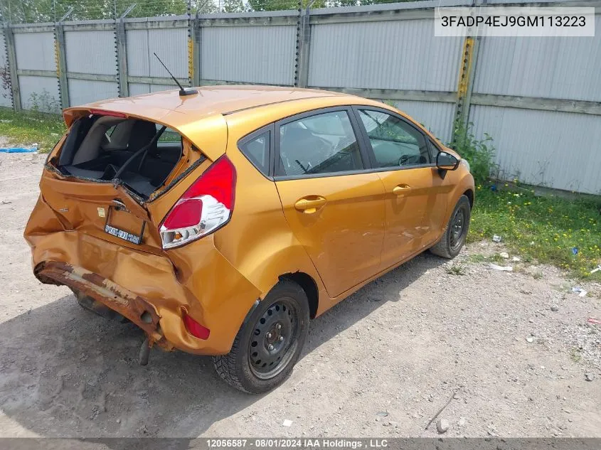 3FADP4EJ9GM113223 2016 Ford Fiesta Se