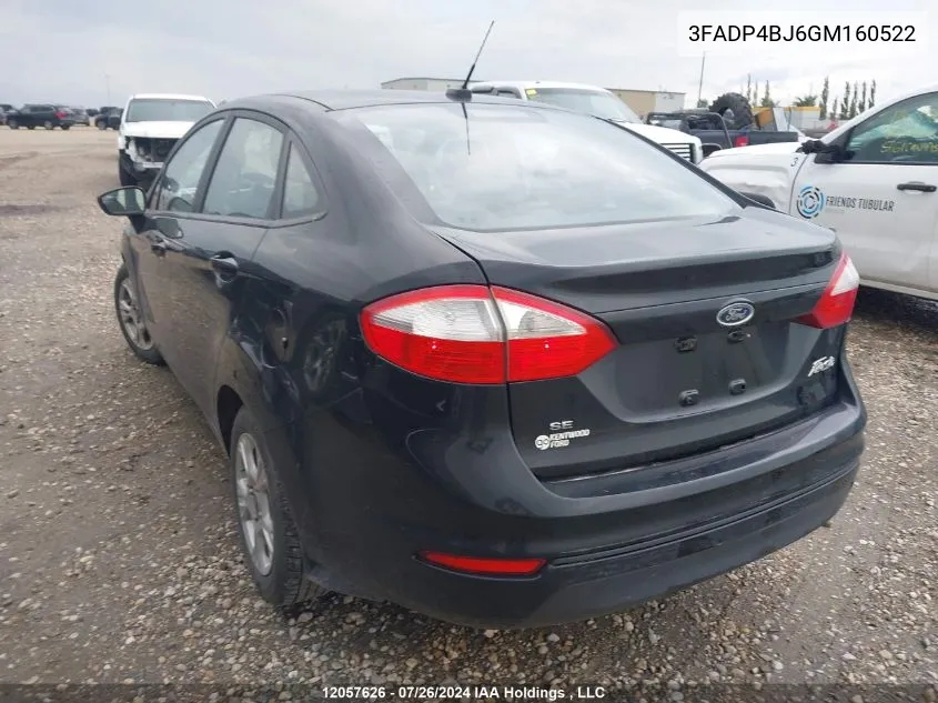 3FADP4BJ6GM160522 2016 Ford Fiesta Se