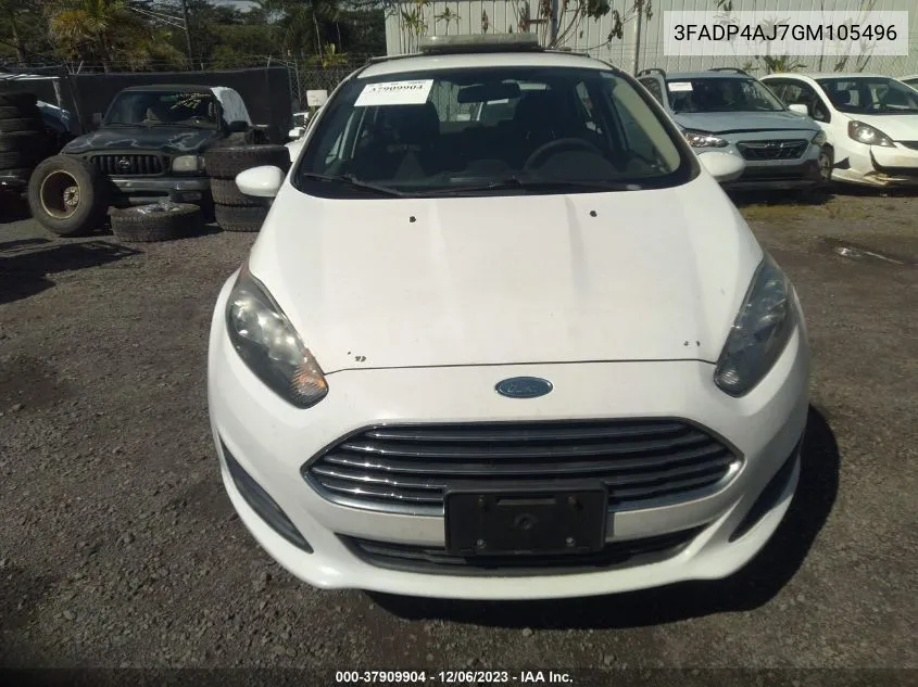 3FADP4AJ7GM105496 2016 Ford Fiesta S