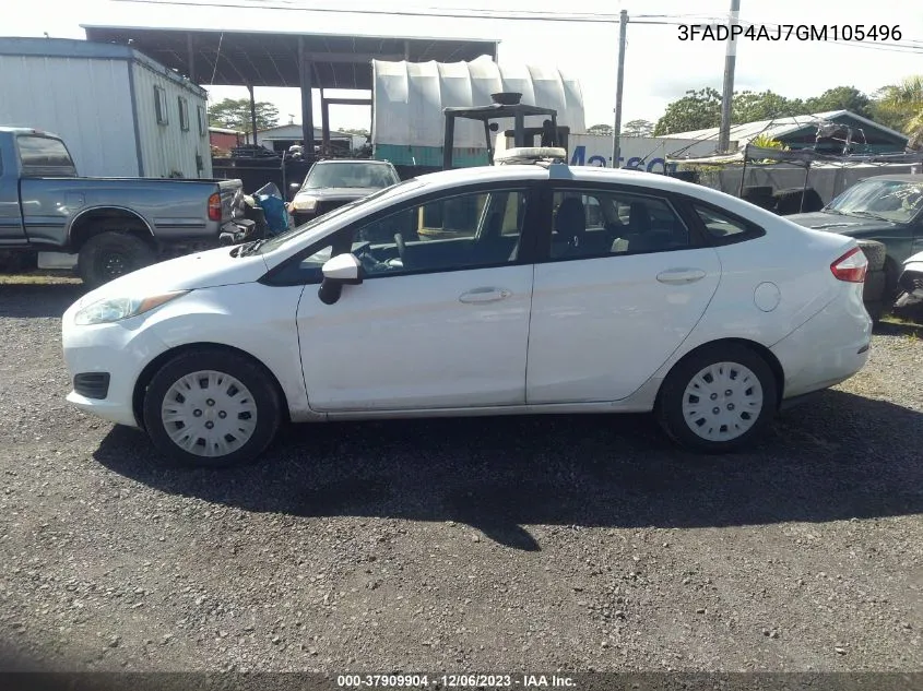 3FADP4AJ7GM105496 2016 Ford Fiesta S