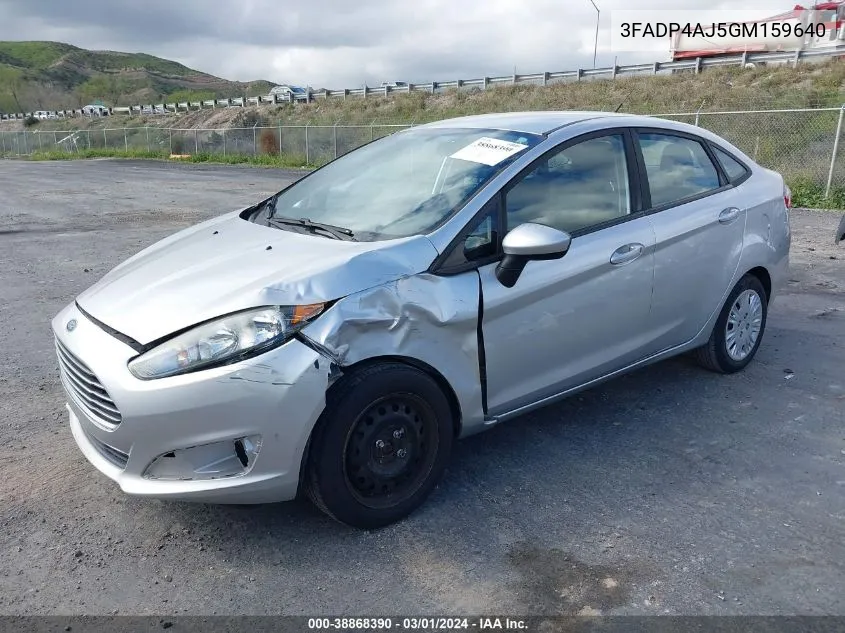 3FADP4AJ5GM159640 2016 Ford Fiesta S