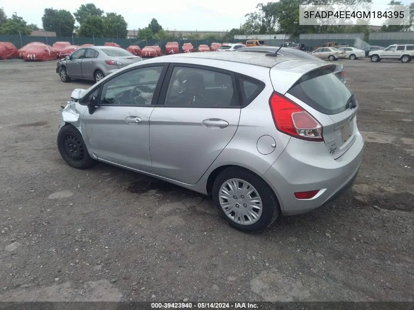 3FADP4EE4GM184395 2016 Ford Fiesta Se